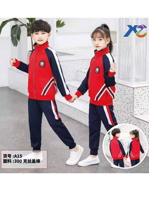 春夏A15中小學(xué)生校服定做-克絲蓋棉